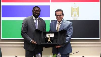 وزير الصحة يستقبل وزير خارجية دولة جامبيا لتعزيز التعاون بالقطاع الصحي في البلدين