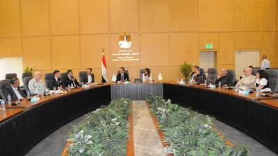 مسئولو "الإسكان"و"السياحة "ومحافظة الجيزة يتابعون مشروع تطوير المنطقة الواقعة بين مطار سفنكس الدولي وهرم سقارة