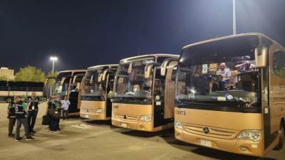 استلام 283 حافلة مطابقة للمواصفات الفنية استعداداً لتصعيد الحجاج إلى عرفات