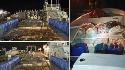 القوات البحرية تنجح فى إحباط محاولة تهريب كميات من المواد المخدرة عبر سواحل البحر الأحمر