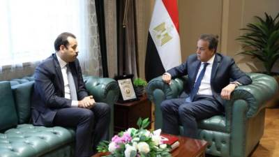 وزير الصحة يستقبل الرئيس التنفيذي لجهاز مستقبل مصر للتنمية المستدامة لبحث الفرص الاستثمارية وتطويرها