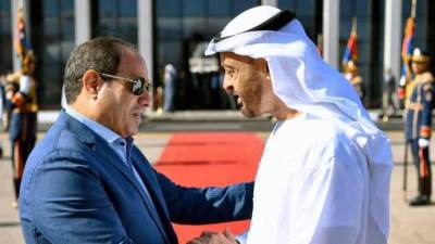 الرئيس السيسي يتوجه لأبو ظبي للقاء الشيخ محمد بن زايد