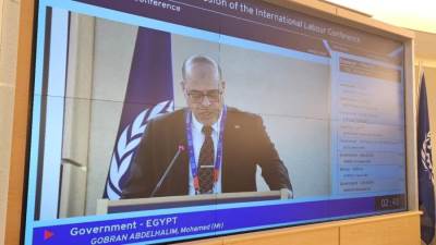 تصويت ساحق وبإكتساح  لصالح قرار عضوية فلسطين كمراقب في منظمة العمل الدولية