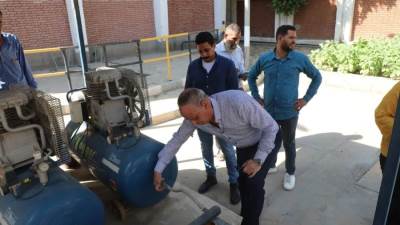 رئيس مياه أسيوط والوادى الجديد يتفقد محطة معالجة القوصية