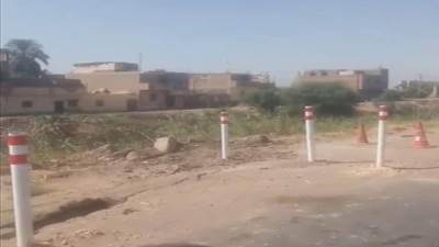 هيئة الطرق: جاري عمليات الصيانة العاجلة وتأمين سلامة المرور في منطقة مدخل طريق أرمنت الواحات