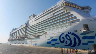 ميناء السخنة يستقبل السفينة السياحية AROYA وعلى متنها أكثر من 2300 سائح من جنسيات مختلفة