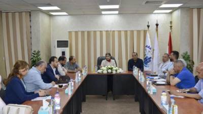 مسئولو جهاز مدينة السويس الجديدة يستقبلون مجموعة من مستثمري الحي الصناعي لمناقشة أوجه التعا