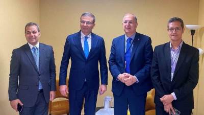 وزير الزراعة يلتقي مفوض الاتحاد الأوروبي للثروة السمكية على هامش المؤتمر الأممي في فرنسا