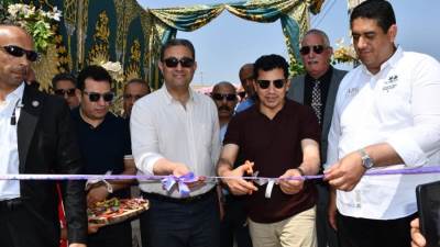 وزير الشباب والرياضة ومحافظ دمياط يقوما بجولة تفقدية في مركزي شباب حجاجة وتفتيش السرو