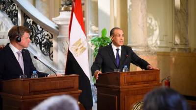 وزير الخارجية يجرى مشاورات سياسية مع نظيره الألمانى