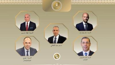 وزير الخارجية يتلقى اتصالات هاتفية من وزراء خارجية فرنسا واليونان وقبرص والعراق