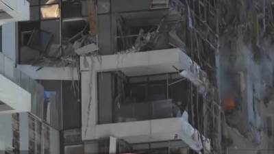 إصابة سبعة أشخاص جراء سقوط صواريخ إيرانية في تل أبيب