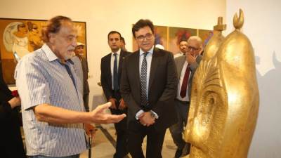 وزير الثقافة يفتتح الدورة 45 للمعرض العام بمشاركة 326 فنانًا ويوجه بتغيير اسمه إلى “معرض مصر”