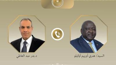 اتصال هاتفي بين وزير الخارجية والهجرة ووزير الدولة للشئون الخارجية في أوغندا