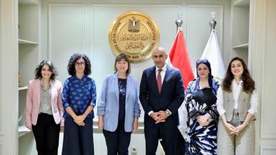 وزير التعليم يلتقي المنسق المقيم للأمم المتحدة لبحث تعزيز التعاون في دعم تطوير منظومة التعليم قبل الجامعي