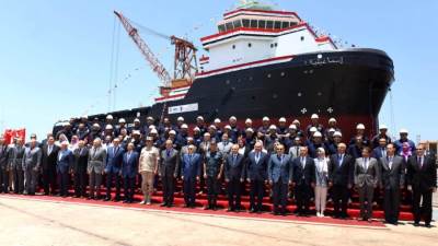 شركة ترسانة الأسكندرية تدشن القاطرة الأولى "إسماعيلية 1" ( طرازN 113 ) لصالح هيئة قناة السويس