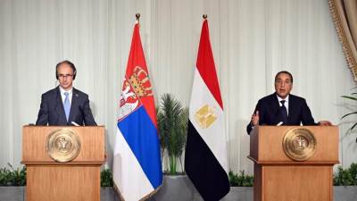 مدبولي: توافق مصري صربي على دعم الحلول السليمة واحترام سيادة الدول وضرورة إنهاء التصعيد بالشرق الأوسط