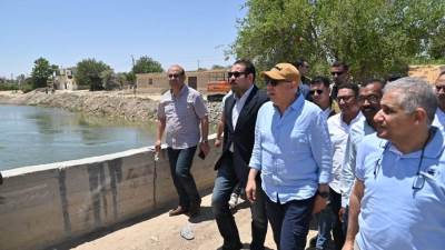 وزير الري يتفقد حالة المنظومة المائية بزمام ترعة السويس ويتفقد مزرعة المعاهدة التابعة لجهاز مستقبل مصر