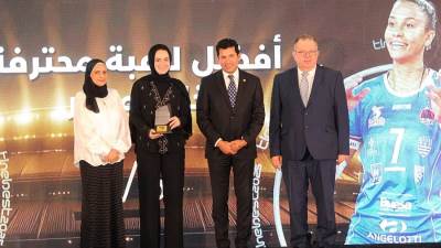 وزير الشباب والرياضة يشهد حفل تتويج جوائز الافضل في نسخته الخامسة