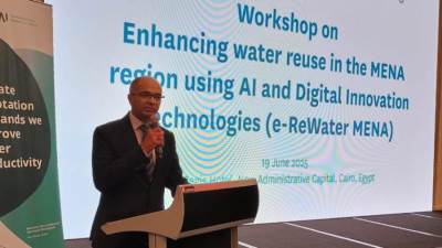 نائب الإسكان يشارك في ورشة عمل بعنوان "تعزيز إعادة استخدام المياه باستخدام الذكاء الاصطناعي والابتكار الرقمي"
