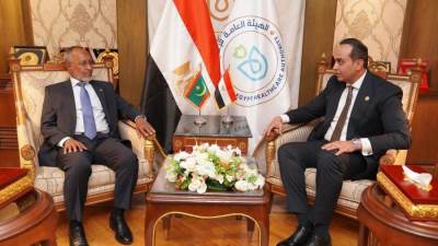  رئيس هيئة الرعاية الصحية يستقبل وزير صحة موريتانيا لبحث تعزيز التعاون المشترك ونقل الخبرات المصرية 