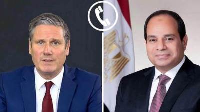 السيسي ورئيس وزراء المملكة المتحدة يعربان عن ارتياحهما لوقف إطلاق النار بين إسرائيل وإيران