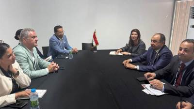 وزير قطاع الأعمال العام يعقد لقاءات مع مؤسسات تمويل وشركات أمريكية كبرى على هامش قمة الأعمال الأمريكية الأفريقية بأنجولا