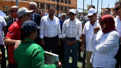 وزير الرياضة ومحافظ بورسعيد يتفقدا عددًا من الأنشطة الرياضية بالمدينة الشبابية والرياضية ببورسعيد