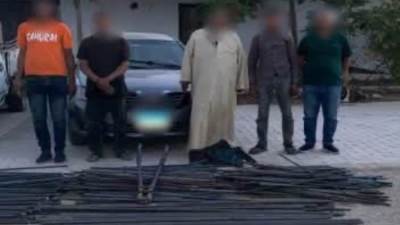 ضبط تشكيل عصابي تخصص في سرقة المواقع تحت الإنشاء بالقاهرة