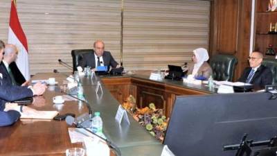 وزير الطيران المدني يلتقي وفد المنظمة الدولية للهجرة (IOM) التابعة للأمم المتحدة لبحث  أوجه التعاون