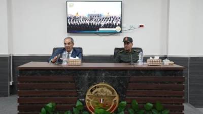 وزير الاتصالات يلتقى بالمتقدمين للإلتحاق بمبادرة "الرواد الرقميون" فى بداية إختبارات القبول بمقر الأكاديمية العسكرية