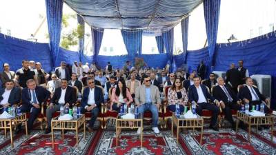 وزراء الإسكان والتخطيط والتنمية المحلية والتموين والزراعة ومحافظ مطروح يفتتحون فرع سلسة "جملة ماركت" بالمدينة التراثية بالعلمين الجديدة