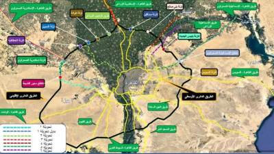 تحويلات مرورية بالطريق الدائري الإقليمي لتنفيذ أعمال رفع الكفاءة والصيانة