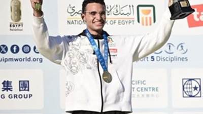 معتز وائل بعد ذهبية كأس العالم للخماسي: إنجازاتنا المتتالية تؤكد طفرة الرياضة في مصر