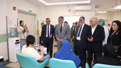 محافظ الجيزة يتفقد مستشفى "بهية" للكشف المبكر عن سرطان الثدي وعلاجه بمدينة الشيخ زايد