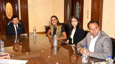 وزير الرياضة يلتقي رئيس اتحاد الاسكواش وأعضاء اللجنة الفنية