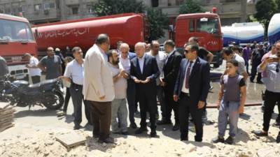 محافظ القاهرة يوجه بتقديم الدعم اللوجيستي لإصلاح سنترال رمسيس