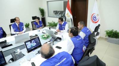 وزير الصحة يترأس غرفة الأزمات لمتابعة تداعيات حريق سنترال رمسيس واستمرارية تقديم الخدمات الصحية