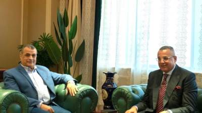 وزير الدولة للإنتاج الحربي يستقبل محافظ جنوب سيناء لبحث سبل تعزيز التعاون
