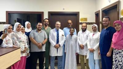 إنقاذ طفل من متلازمة "تحلل البشرة السميّ" النادرة بمستشفى حورس التخصصي التابعة لهيئة الرعاية الصحية بمحافظة الأقصر