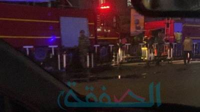 المعاينة: حريق محدود في واجهة المبنى الملحق السنترال رمسيس