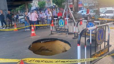 هبوط أرضى بميدان التجنيد بالحلمية ومحافظة القاهرة تكشف الأسباب