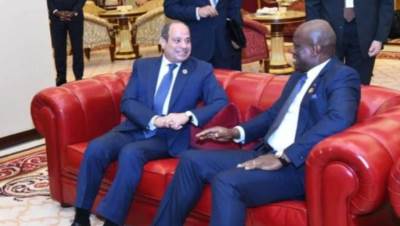 الرئيس السيسى يلتقى رئيسى موريتانيا والجابون و"المنفى" ورائد منطقة التجارة الحرة القارية الأفريقية