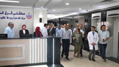 رئيس الوزراء يتفقد مشروع تطوير مركز القسطرة وجراحة القلب والصدر بمستشفى شرق المدينة