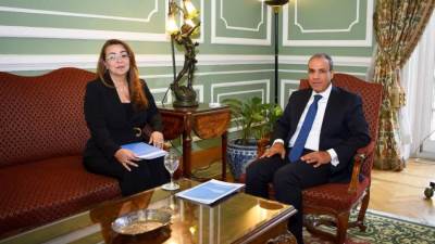 وزير الخارجية يستقبل المديرة التنفيذية لمكتب الأمم المتحدة المعني بالمخدرات والجريمة