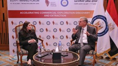 وزير البترول يلتقي المدير التنفيذي لشركة "أنجلو جولد أشانتي" العالمية المستثمر في منجم السكري للذهب