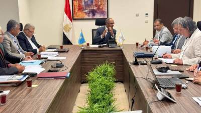 نائب وزير الاسكان يتابع موقف عددٍ من مشروعات مياه الشرب والصرف الصحى