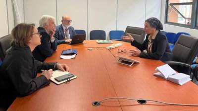 وزيرة البيئة تعقد لقاءً ثنائيًا مع رئيس الفريق الحكومي الدولي المعني بتغير المناخ (IPCC)