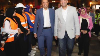 محافظ دمياط ومدير صندوق مكافحة الإدمان يفتتحان وحدة للصندوق بالممشى السياحي بمدينة رأس البر