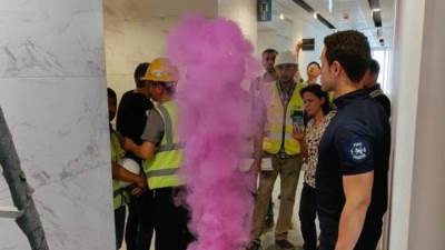 "الحماية المدنية" تختبر أنظمة الحريق للأبراج الإدارية بمنطقة الأعمال المركزية بالعاصمة